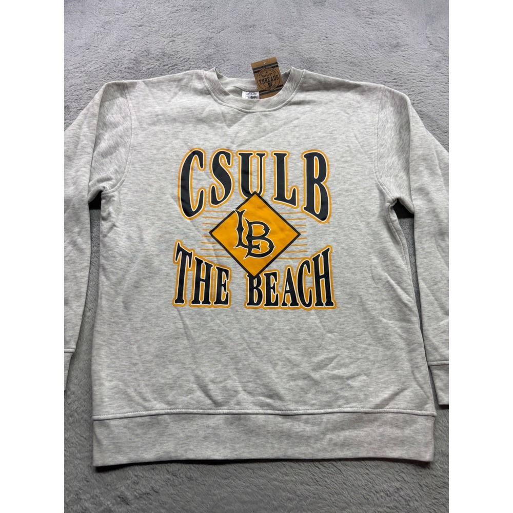 Rivalry Threads CSULB Long Beach State The Beach Sweatshirt Gray NWT L 12/14